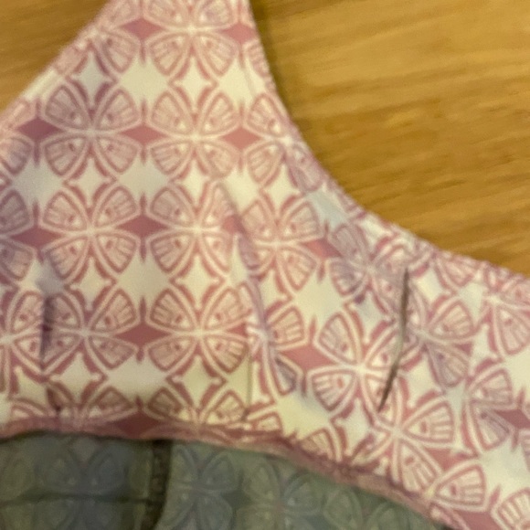 Athleta Womens Halter Tie Dress Purple, Pinks & Grey Patterns Womens Size 12 - Picture 9 of 12